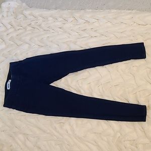 Dark old navy blue jeans super skinny mid-size size 2